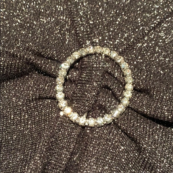 Beautiful sparkly classic black and silver top - Picture 2 of 5